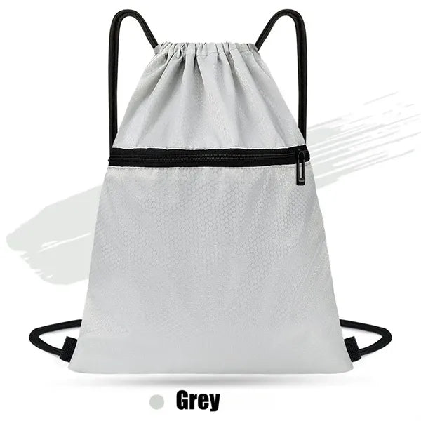 420D Heavy Duty Strawstring Backpack w/ zipper