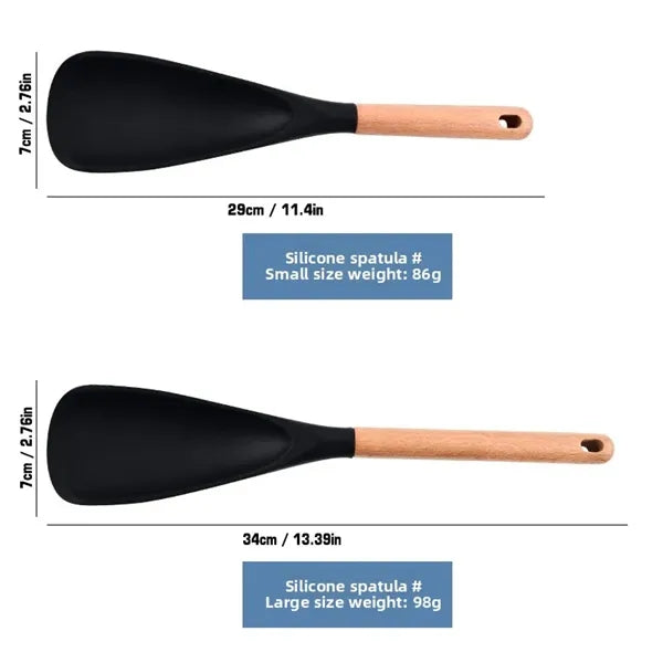 Logo Silicone Spoon for Nonstick Cookware