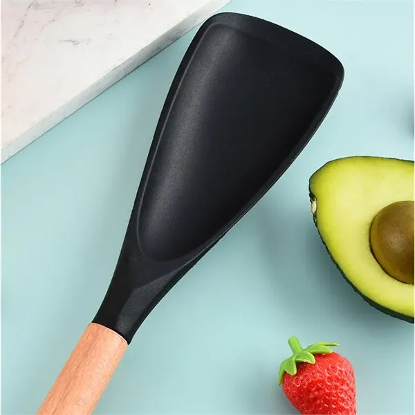 Logo Silicone Spoon for Nonstick Cookware