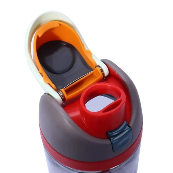 25oz Plastic Water Bottle with Spout Lid and Straw