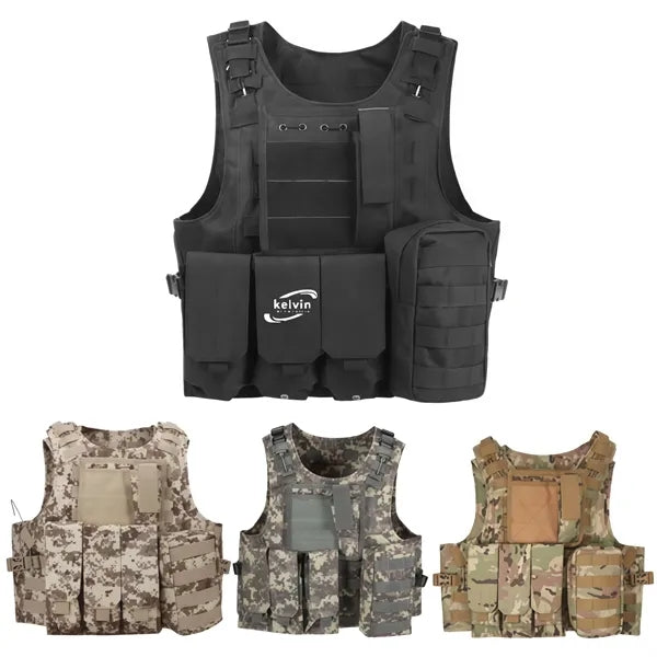 Lightweight Adjustable Outdoor Multi-Function Tactical Vest
