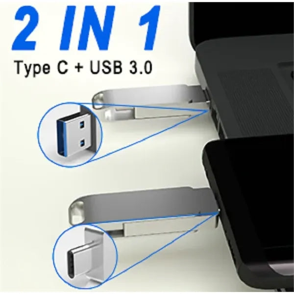 64GB High-Speed Type-C Memory Stick OTG USB Flash Drive