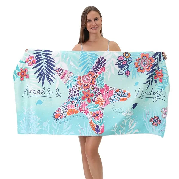 Microfiber Thin Lightweight Beach Towel