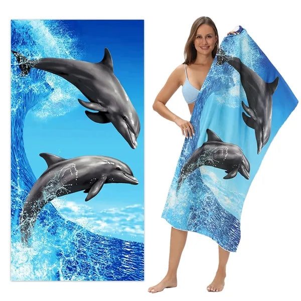 Microfiber Thin Lightweight Beach Towel
