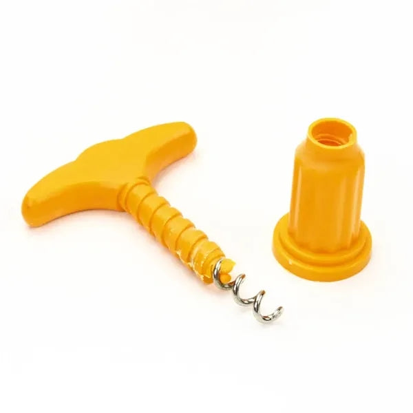 Plastic wine bottle opener