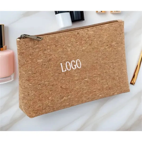 Cork cosmetic bag