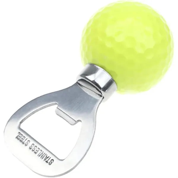 Stainless Steel Golf Ball-Shaped Bottle Opener