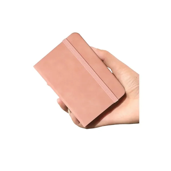 Portable Small Notebook Journals w/ Strap - 200 pages
