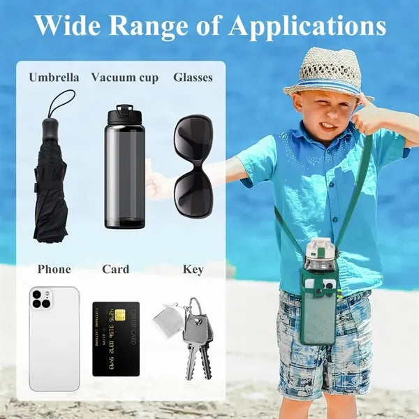 Water Bottle Holder Carrier with Adjustable Shoulder Strap