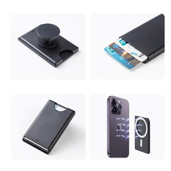 Phone Wallet with Expanding Grip