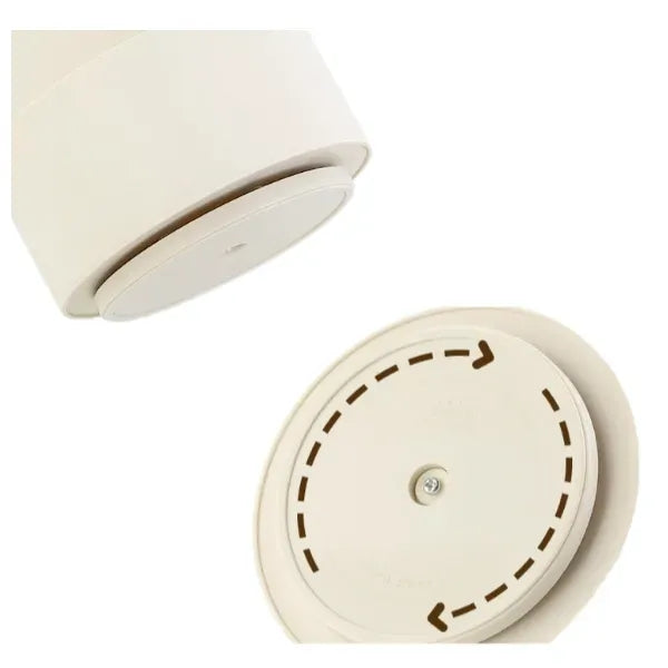 Rotating Pen Holder 3 Compartments Desk Storage Box