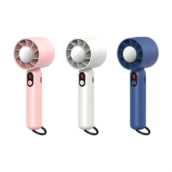 Handheld Fan with LED Display