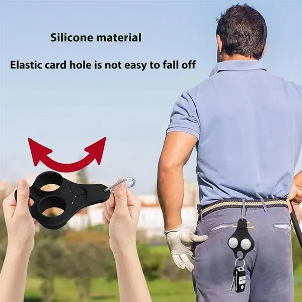 Funny Golf Ball Holder with Clip for Bags & Belts