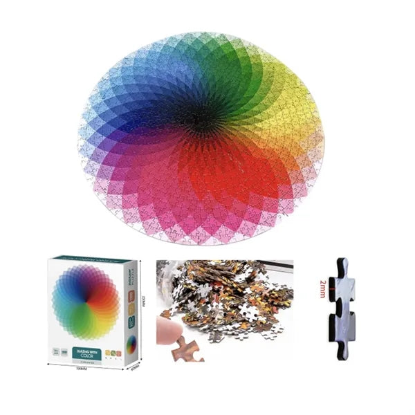 Circle Round JigsawPuzzles for Adults 1000 Pcs Game