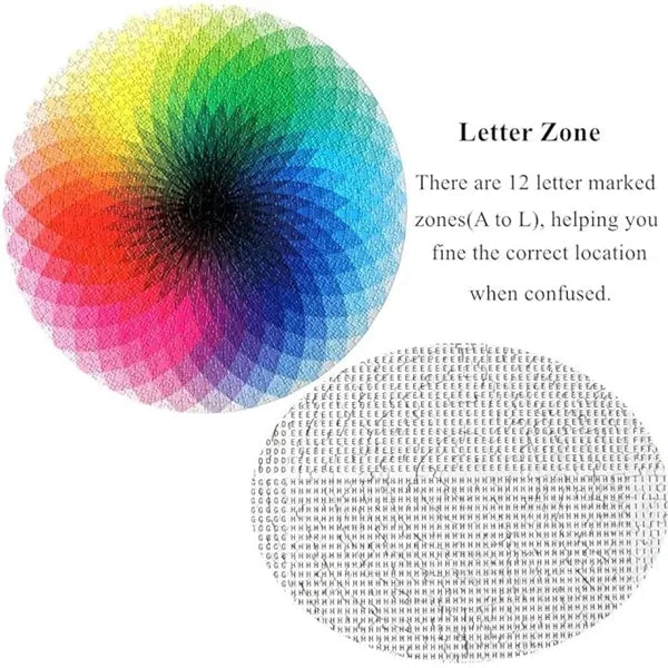 Circle Round JigsawPuzzles for Adults 1000 Pcs Game