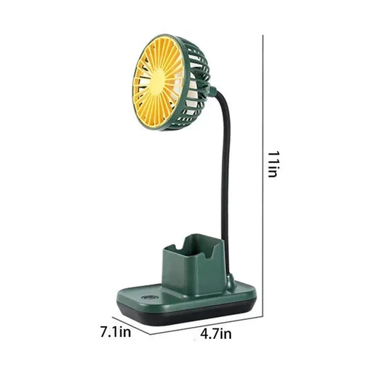 3 in 1 Multifunction Fan Pen Holder Phone Stand