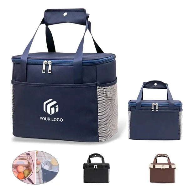Large Collapsible Picnic Work Lunch Insulated Cooler Bag