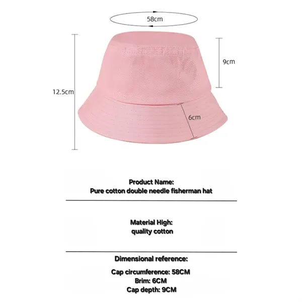 Unisex Athletic Bucket Solid Colors Sun Hat