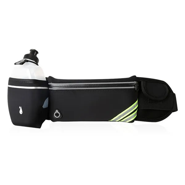 Spandex Sports Fanny Pack With Water Bottle
