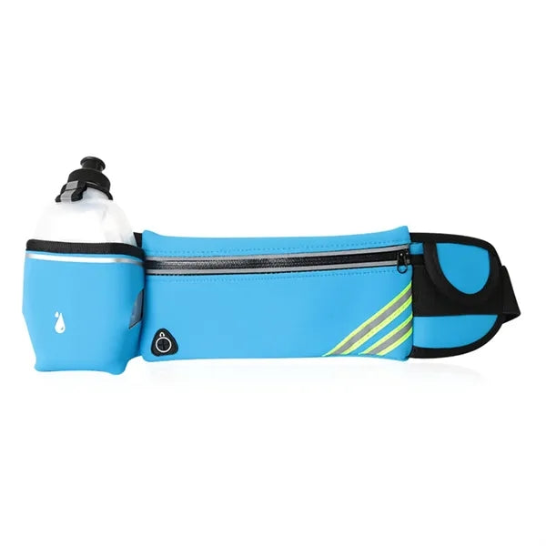 Spandex Sports Fanny Pack With Water Bottle