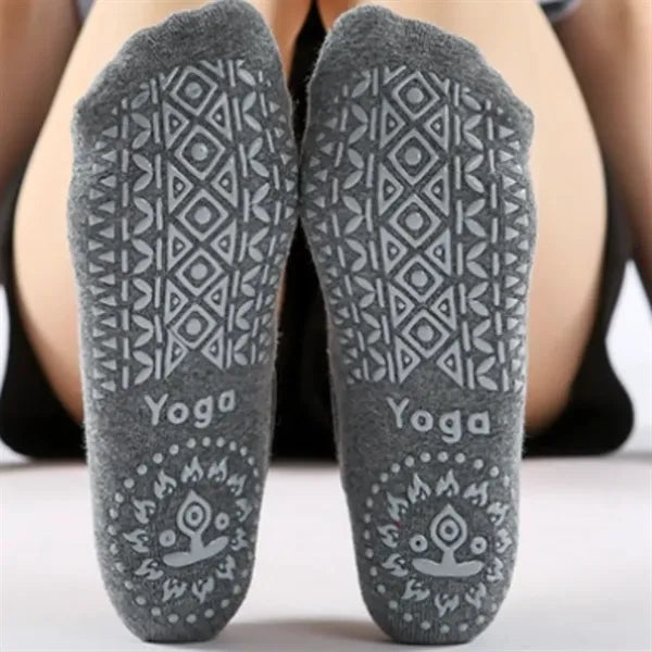 Yoga Socks for Women with Non-Slip Grips & Straps