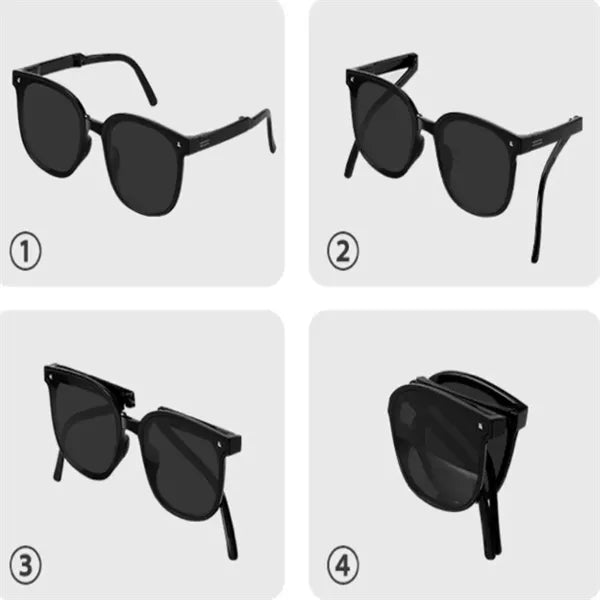 Oversized foldable Large Rectangle UV Protection Sunglasses
