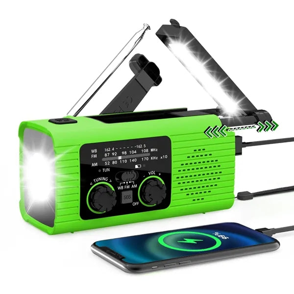 Solar Hand Crank Emergency Radio