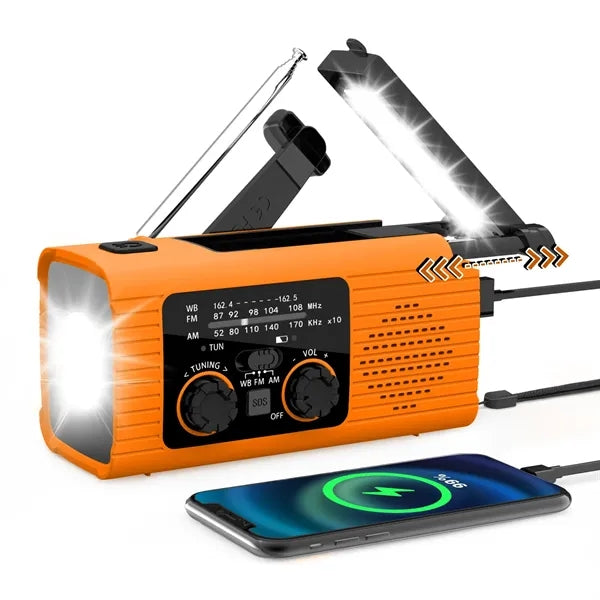 Solar Hand Crank Emergency Radio