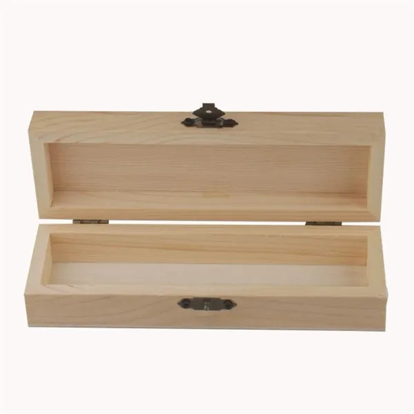 Handmade Educational Painted Student Solid Wood Pencil Case
