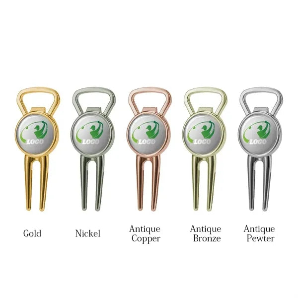 Beer Bottle Opener Metal Divot Tool