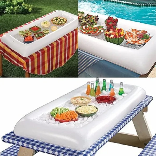 Inflatable Ice Serving Buffet Bar