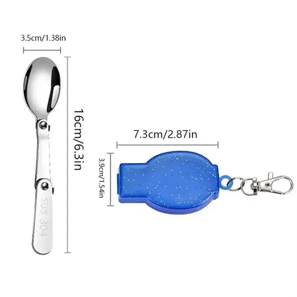 Foldable Stainless Tableware with Case