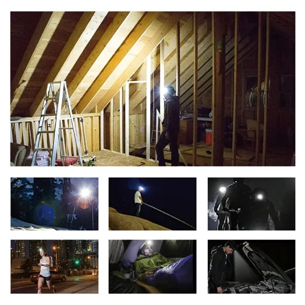 Cob Led Headlamp Flashlight
