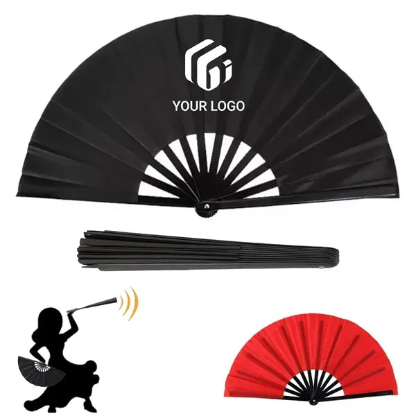 Festival line dancing large folding hand rave clap fans