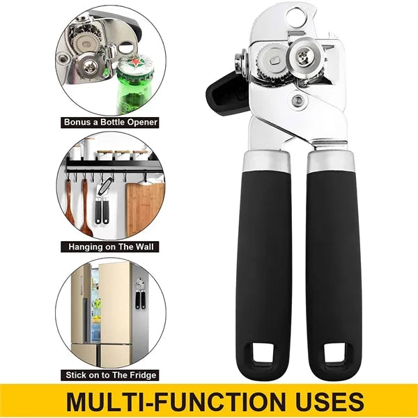 3 In 1 Stainless Steel Handheld Manual Opener