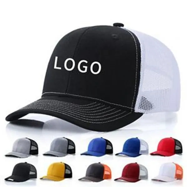 Structured Baseball Trucker Mesh Snapback Cap - UV Pr