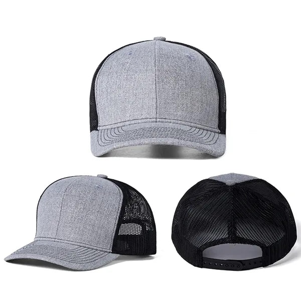 Structured Baseball Trucker Mesh Snapback Cap - UV Pr