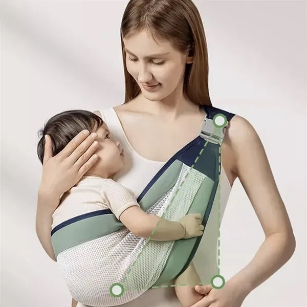 Logo Breathable Baby Carrier Adjustable 44lbs