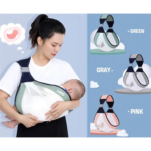 Logo Breathable Baby Carrier Adjustable 44lbs