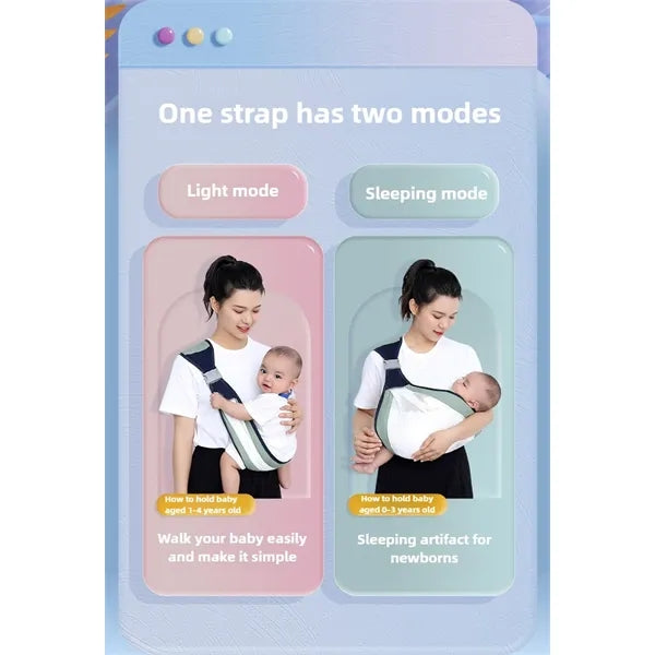 Logo Breathable Baby Carrier Adjustable 44lbs