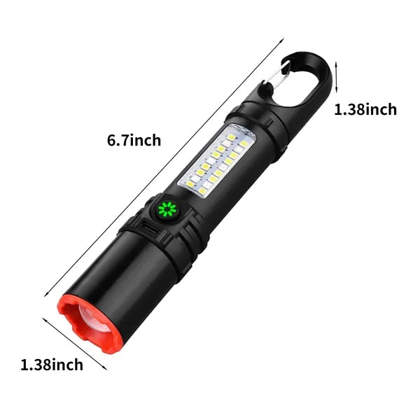 Rechargeable ABS Multi-Mode Flashlight