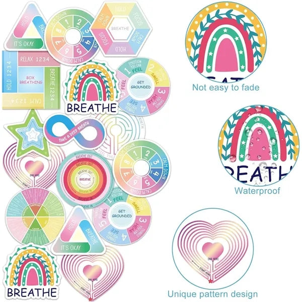 Mood Calming Textured Anxiety Sensory Stickers