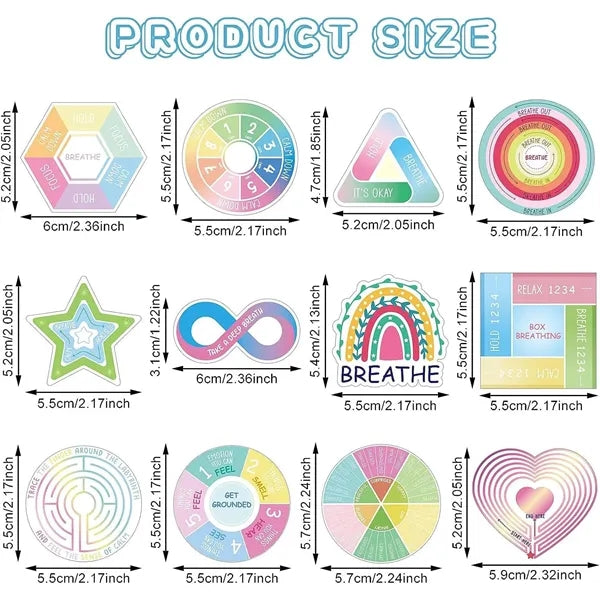 Mood Calming Textured Anxiety Sensory Stickers