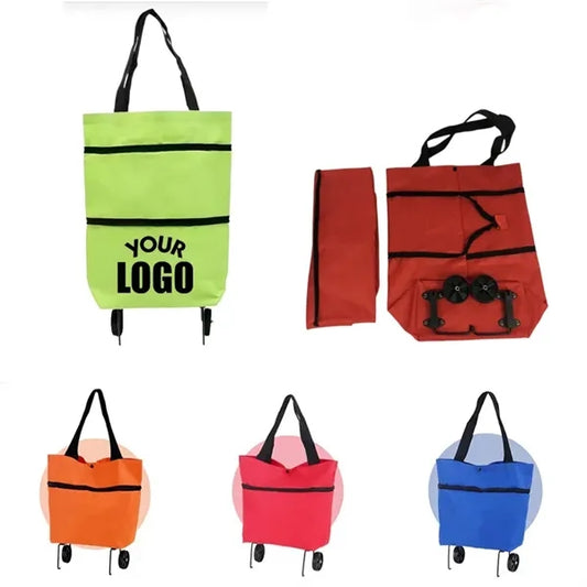 Foldable Shopping Bag with Wheels