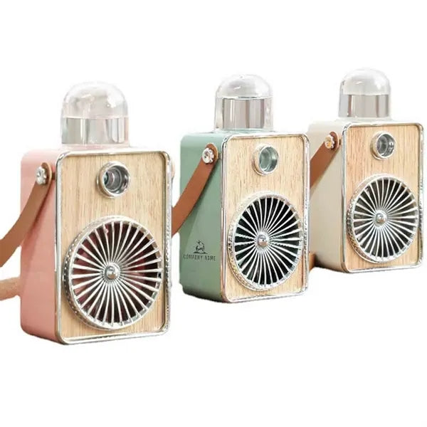 Rechargeable Handheld Fan with Spray