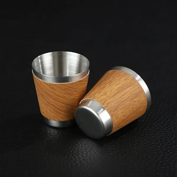 9oz Hip Flask with Tableware Box Drinkware Set