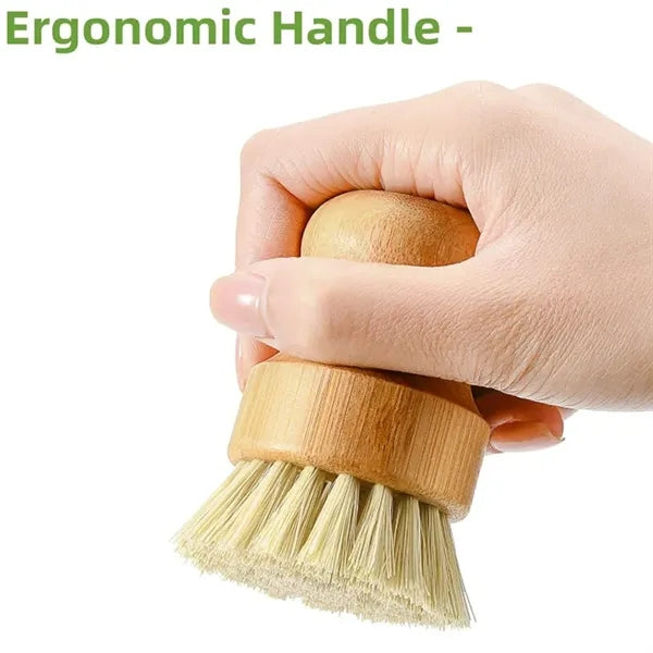 Bamboo Dish Scrub Brush