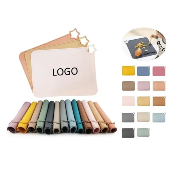 Bulk Toddler Feeding Mats Eco Friendly Spill Proof Design