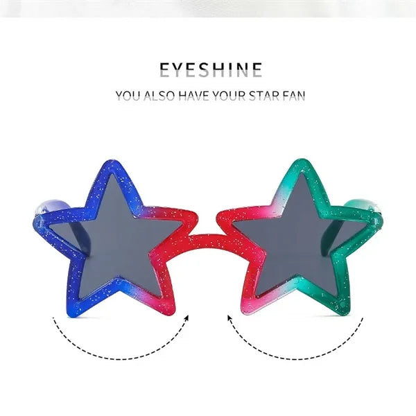 Beach Party Pentagram Eyewears Star Shape Sunglasses
