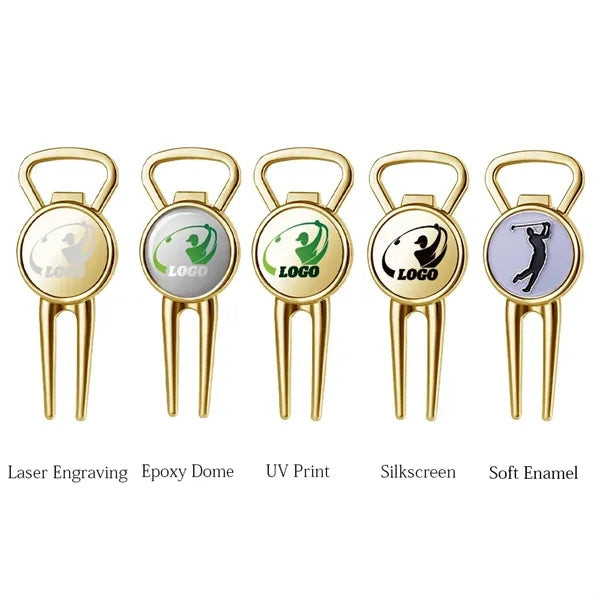 Beer Bottle Opener Metal Divot Tool